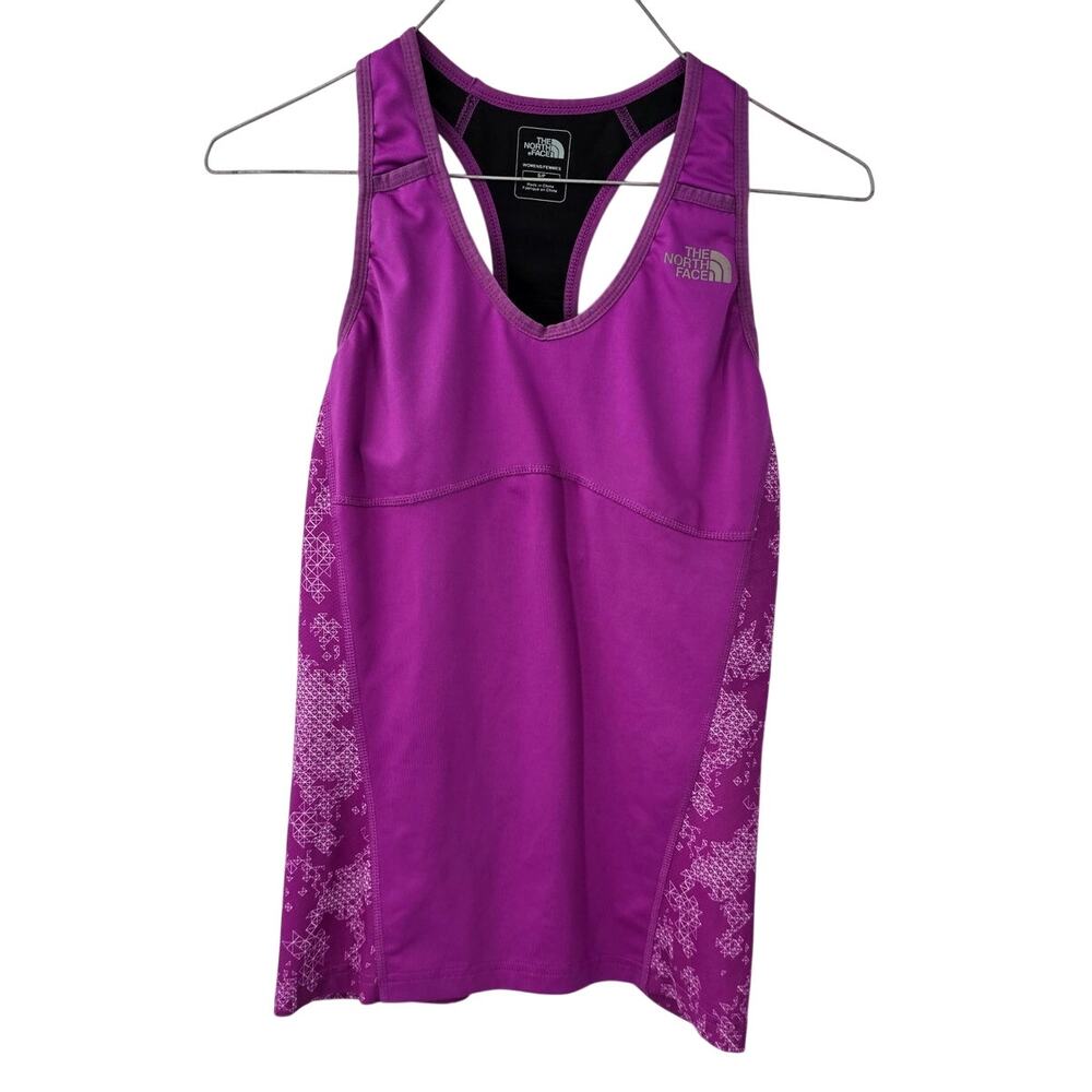 THE NORTH FACE Purple Sleeveless Tank Top Womens Size Small S Workout Active